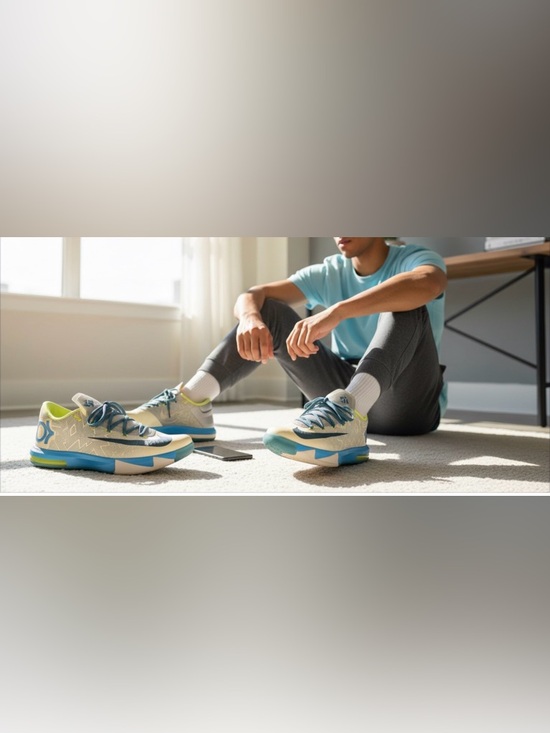 Nike Men's Blue and green Basketball Sneakers size 9 599424-009